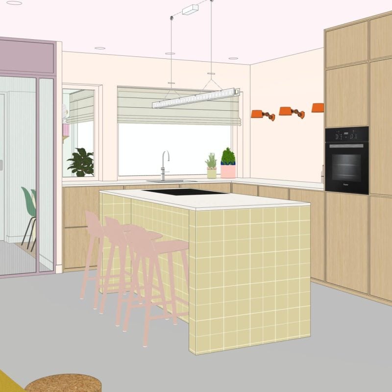 Vrolijk en warm huis 9