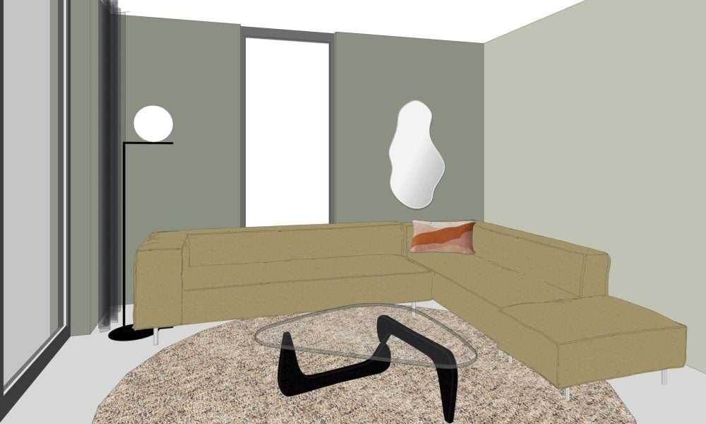 Totale make-over woning Hengelo woonkamer